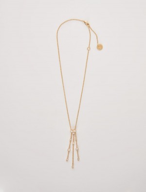 Maje Gold Necklace Guld | Danmark_M29980