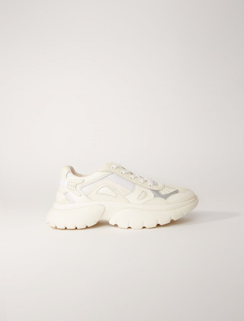 Maje Chunky Trainers Hvide | Danmark_M87410