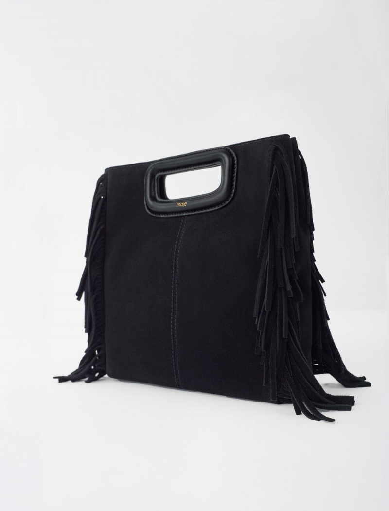 Maje Fringed In Ruskind Camel | Danmark_M64734