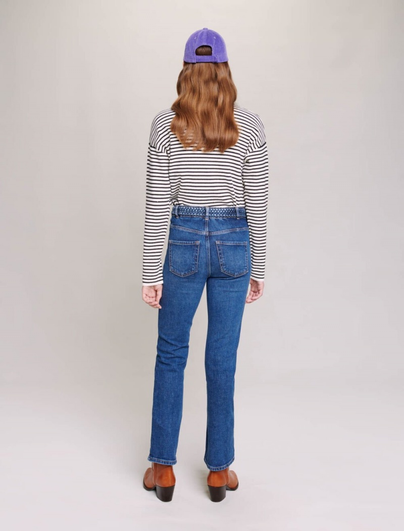 Maje Jeans With Braided Detailing Blå | Danmark_M82921